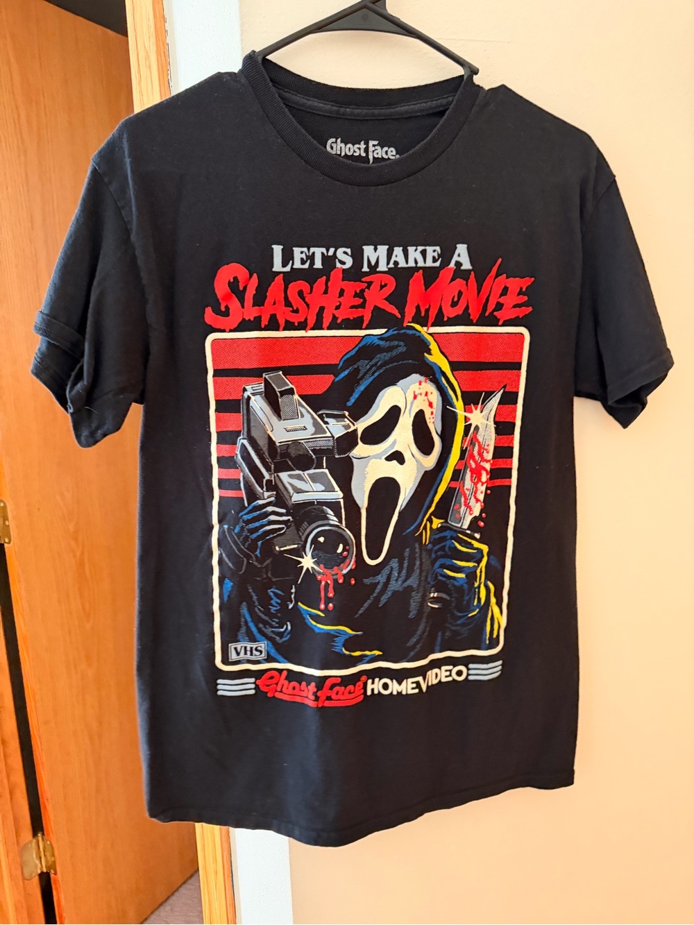 Unisex "Let's Make a Slasher Movie" Graphic Tee - Black
